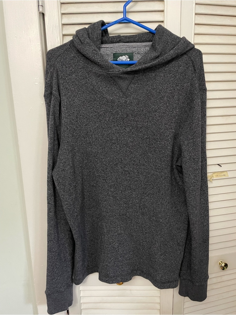 Roots Mens’ Grey Hooded Sweater